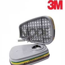 노드룸 3M 방독마스크 정화통 6006K 2p 교체형필터, 1개