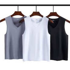 심리스 셔츠 반팔 에어리즘 남자 남성 무지 런닝 아이스 V넥 쿨링 민소매 나시 179838