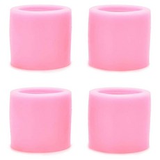 4 포장 벌 캔들 곰팡이 곰팡이 실리콘 꿀벌 곰팡이 수제 밀랍 양초 미니 비누, 분홍색