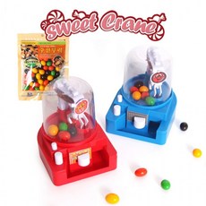 캔디크레인 소형 사탕머신 쵸코볼 2개 사탕집게 캔디기계 젤리빈 발렌타인 화이트데이, 1개, 135g