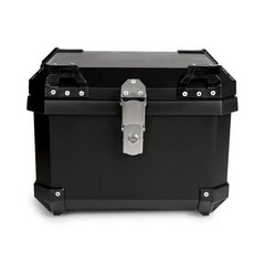 摩托車尾箱 ABS塑膠防水後備箱, 黑色(無貼花)