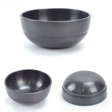 직화가능 경질코팅 국밥 돌솥비빔밥 그릇 18cm 9호q_d5+2okD