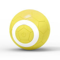 GUEFOON 電動充電式逗貓球, 1個, 黃色足球滾滾球:如圖所示（6295）