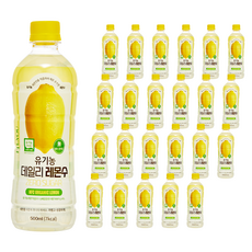 레몬수 유기농 NFC착즙 설탕제로 데일리레몬워터 바로마시는 유기농레몬수, 24개, 500ml