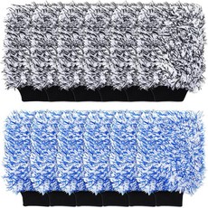 림뷰우 12개 극세사 세차 장갑 스크래치 청소기 자동차 바퀴 클리닝용 초흡수성 스펀지 장갑 트럭 홈 프리