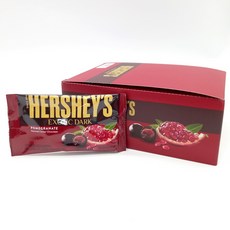 허쉬 다크초콜릿 석류, 38g, 12개