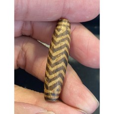 古一齋 老木珠 長39mm 寬10mm 包老保真, 1個