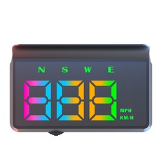 RUNDX 헤드업디스플레이 자동밝기조절 차량용 속도계 HUD, W2S W2S