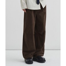 [국내매장정품] 드로우핏 DRAW FIT 에센셜 와이드 원턱 코듀로이 팬츠 [BROWN] DFPT4302BR 140629