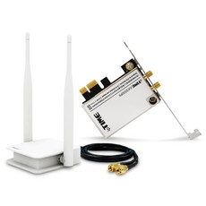 데스크탑 무선 와이파이수신 카드 PICE장착 WIFI 랜 보드, 1개