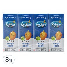 Rubicon 無加糖芒果蘋果汁, 8個, 200ml