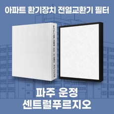 파주 운정신도시센트럴푸르지오 아파트 환기시스템 전열교환기 필터 H13등급 공동구매, 30평, 기본세트(헤파1+프리2), 1개