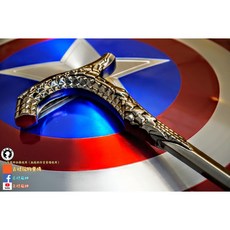 鬼泣/惡魔獵人擬真 全金屬1:1但丁拐杖 武器Ｖ 鬼泣周邊道具 90cm 1.3kg 附贈支架, 1個, 古銀色