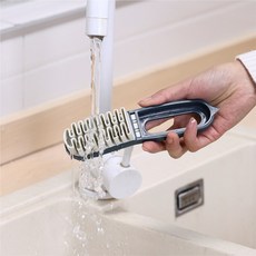 미즈코스 스웨이드 운동화 신발 세척 브러쉬 크레이프 솔 누벅 먼지 얼룩 제거, 블루, 1개