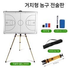 축구 작전판 테이블 전술판 휴대용 축구작전판 보드 브리핑, B. 골드농구 0.9mx0.6m