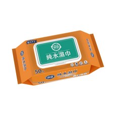安安純水濕巾-加蓋/箱(箱購), 50入, 24包