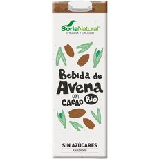 스페인 소리아 내추럴 슈가프리 코코아 오트밀 음료 soria natural cocoa oat drink, 5개, 1L