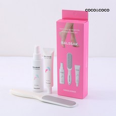 발싹 발 각질 리무버 프리미엄 케어 세트 필링미스트 100ml + 풋파일 + 풋케어크림 40ml, 1개, 1세트