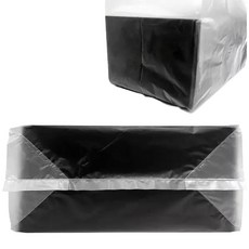 돈까스 카페 봉투 대 100매 33x15x45cm포장용기 손잡이비닐 배달 피자 치킨 봉지 도시락 음료 두꺼운 흰색, 1개, 100개