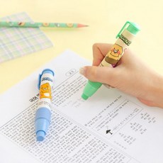 KF 카카오프렌즈 세이치즈 샤프식 지우개 수정 잘지워지는 노크식 학용품, 1개, 세이치즈 샤프식 지우개 춘식이