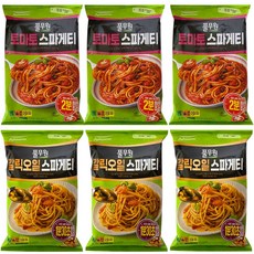 풀무원 스파게티 (3개씩) 갈릭오일 385g (2인) + 토마토 460g (2인)