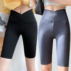 gamsung gallery 女款高腰5分內搭褲 2入組