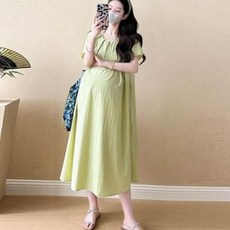 [라일리여성의류] Rly 플 반팔 롱 원피스 여성스러운 편한 착용감 플원 (51354272)