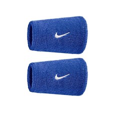 나이키 스우시 더블와이드 손목밴드, 블루, 2개