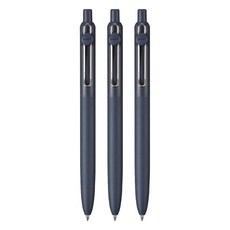 유니볼 젠토 수성 볼펜 베이직 모델 0.7mm, 인디고, 3개