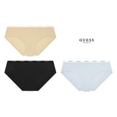 게스언더웨어 속옷 컬러로고 젤리 프리컷 팬티 3종 1택 GEWPT111 AMG996 LLM200
