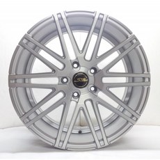 FK鋁圈 20吋 5/130 T229 銀底面車髮絲紋 鋁圈，提升操控性與視覺效果, 1個