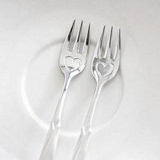 러브하트 티포크 (실버)