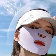 페이스 쿨 마스크 마우스 오픈 골프 자외선차단 낚시 자전거 등산, 1개, 상세페이지 참조