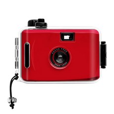 빈티지카메라 일회용카메라 방수 필름 레트로 수중촬영 재사용가능, 해외, 레드, 1개