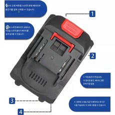 무선 세차 고압분사기 배터리1개 배터리개 자동차 세차용 48V 리튬 배터리 1개, 1개