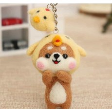 양모 니들펠트 시바견 만들기 선물 세트 다이어리수첩 선물용다이어리, 8양털펠트바늘-7구, 단일사이즈