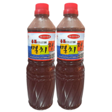 남해 감칠맛 국내산 멸치젓 진젓국, 570g, 2개