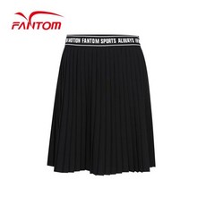 [팬텀] 여성 로고 밴드 플리츠 큐롯 스커트 3046257