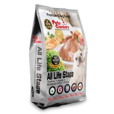 Pets Corner 沛克樂 全齡犬小顆粒乾糧, 火雞肉, 7kg, 1袋