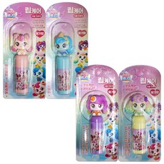 1+1 캐치티니핑 립케어 립밤 딸기향 6종 택2개, 3.8g, 하츄핑+포실핑, 2개
