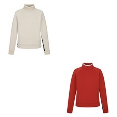 핑골프웨어 KQF 121C4TR091 여성 기모 로고 테잎 하이넥 긴팔 티셔츠 2종 택1 2793529