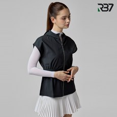 RB7 여성 고신축 에어홀 밴딩 후드 조끼베스트 R3MWJP664