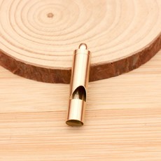 黃銅口哨鑰匙扣掛件 可吹響戶外求生用品, 薄款口哨, 1個
