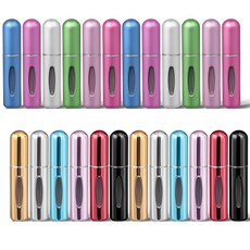 SGHGCVJJF 24개 리필 미니 가능 16온스/5ML 향수병 아토마 0 향수 여행용, 24