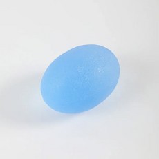 실리콘 핸드 그립 볼 에그 남성 여성 손가락 운동가 강도 근육 회복 그리퍼 트레이너, 파란, 1개