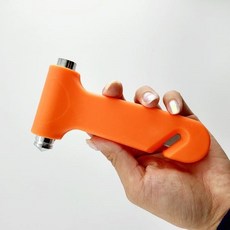 비상 유리깨기 안전망치 차량 탈출 망치, 비상탈출망치, 레드