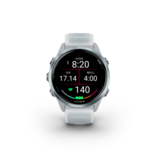 가민 포러너 570 러닝 GPS 스마트워치 42mm, 화이트스톤 + 클라우드 블루, 3.04cm, GPS + 블루투스
