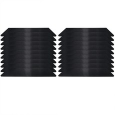 DGZZI 재사용 가능한 카펫 수리공 미끄럼 방지 고정 스티커 20개 가정용 카펫 수평 소파 미끄럼 방지 패드 견목 타일 바닥용 블랙