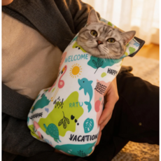 ITSKA 반려동물 고양이 요술담요 자가접착 매직 랩, 1개, 그린돌고래