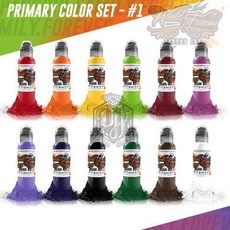 美國原裝進口WORLD FAMOUS INK歐菲斯色料基礎系列12色套裝SET#1